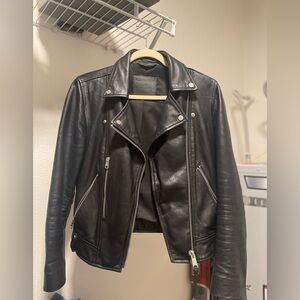 All Saints Neko Leather Moto Biker Jacket
